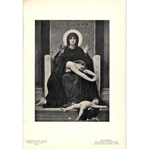The Virgin of Consolation - Bouguereau c1905 Art Print D16